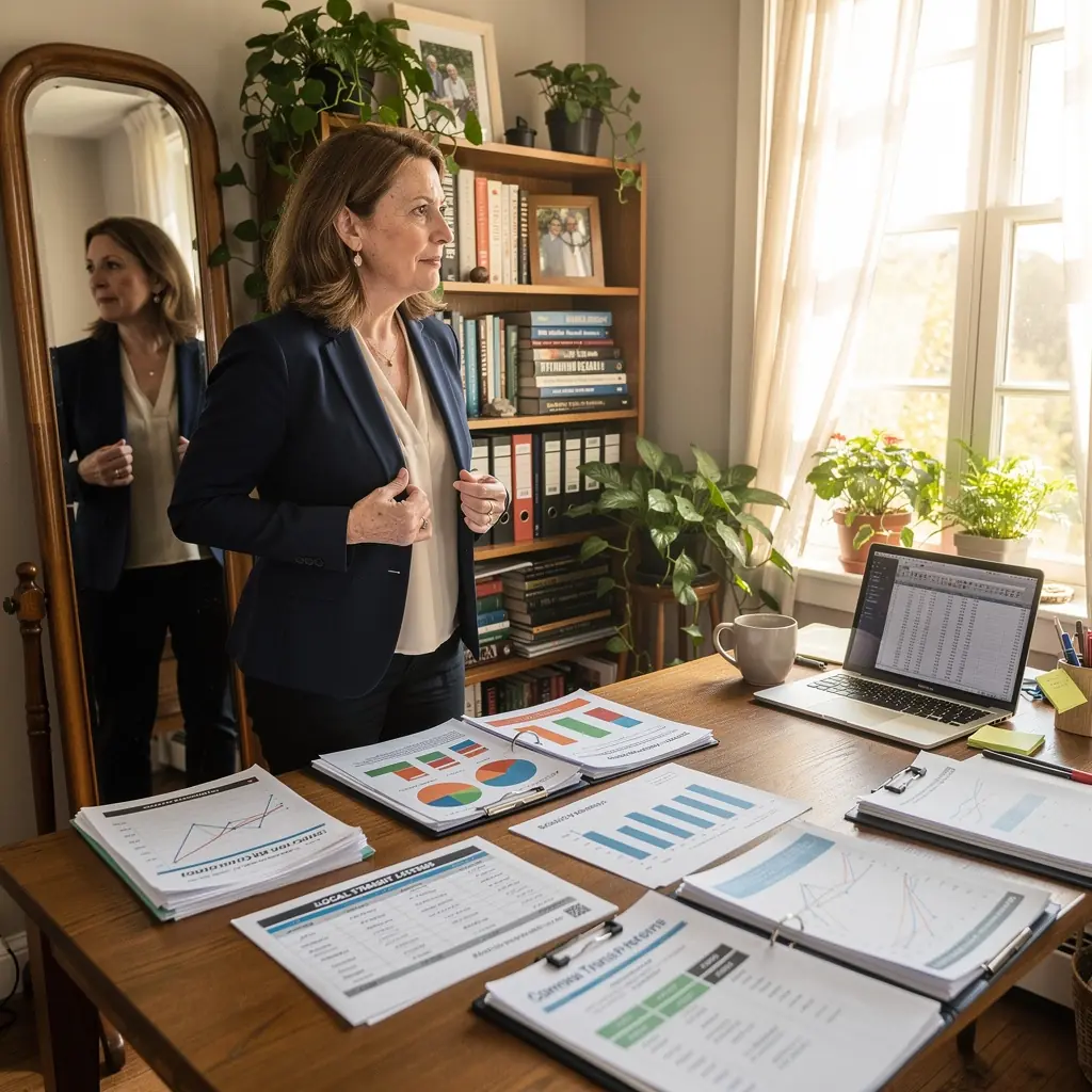 Widok na zewnętrzną część budynku z łatwym dostępem do dróg i ścieżek rowerowych.